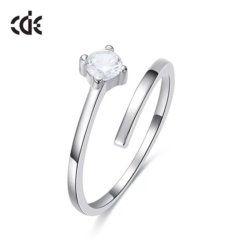 Sterling silver stylish twin set ring - CDE Jewelry Egypt